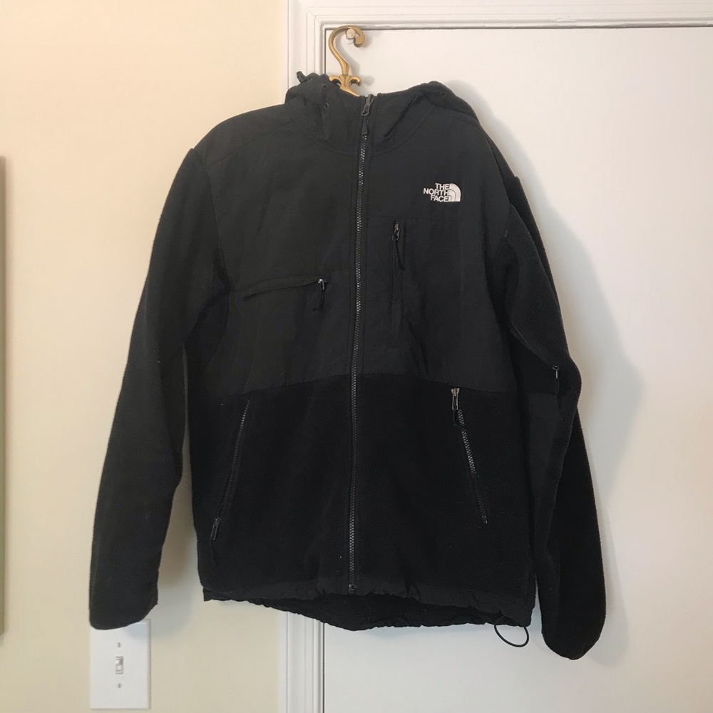 Men’s Medium Black Northface Jacket with Hood